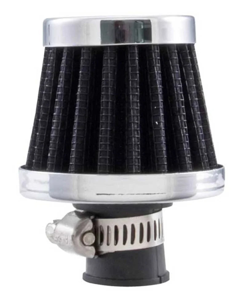 Spectre Breather Filter 10mm Flange / 2in. OD / 1-3/4in. Height - Black - Main Product View