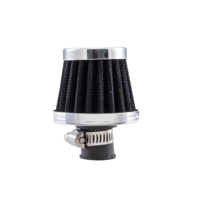 Spectre Breather Filter 10mm Flange / 2in. OD / 1-3/4in. Height - Black - Side View