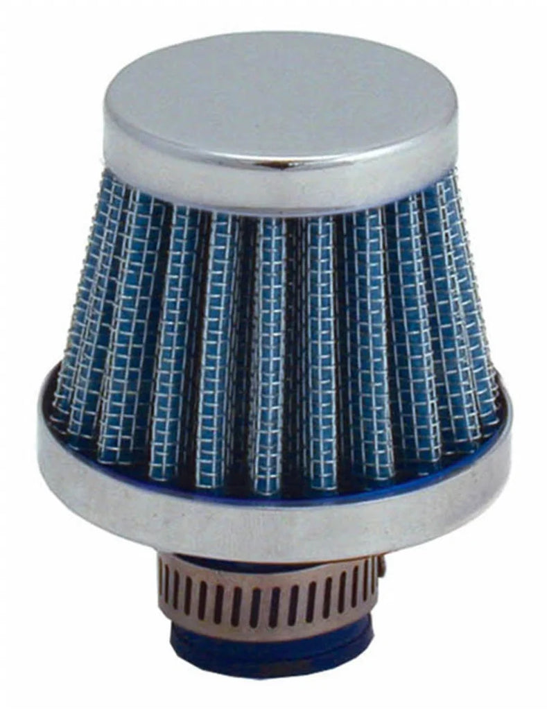 Spectre Breather Filter 10mm Flange / 2in. OD / 1-3/4in. Height - Blue - Main Product View
