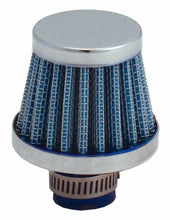 Load image into Gallery viewer, Spectre Breather Filter 10mm Flange / 2in. OD / 1-3/4in. Height - Blue - Main Product View