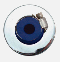 Load image into Gallery viewer, Spectre Breather Filter 10mm Flange / 2in. OD / 1-3/4in. Height - Blue - Side View