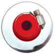 Load image into Gallery viewer, Spectre Breather Filter 10mm Flange / 2in. OD / 1-3/4in. Height - Red - Side View