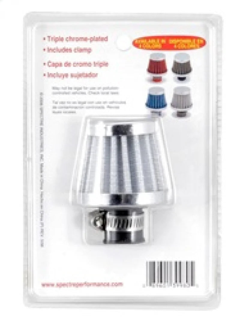 Spectre Breather Filter 10mm Flange / 2in. OD / 1-3/4in. Height - White - Installation View