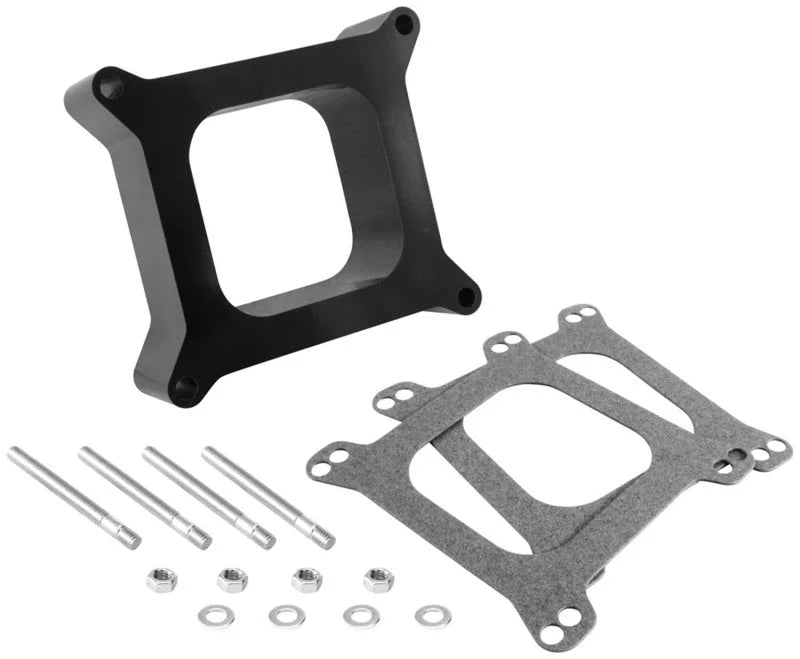 Spectre Carburetor Spacer - Plastic 2in. Open - Side View