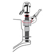 Load image into Gallery viewer, Spectre Carburetor Stud Kit w/Hardware 2in. - Side View