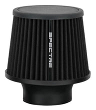 Load image into Gallery viewer, Spectre Conical Air Filter 3in. Flange ID / 6in. Base OD / 6.5in. Height - Black - Main Product View