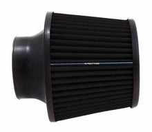 Load image into Gallery viewer, Spectre Conical Air Filter 3in. Flange ID / 6in. Base OD / 6.5in. Height - Black - Side View
