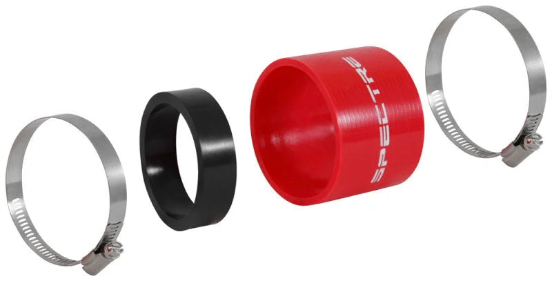 Spectre Coupler 3in. (PVC) w/Insert - Red - Installation View