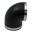 Load image into Gallery viewer, Spectre Coupler 4in. Elbow / 90 Degree (PVC) - Black - Main Product View