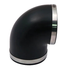 Load image into Gallery viewer, Spectre Coupler 4in. Elbow / 90 Degree (PVC) - Black - Main Product View