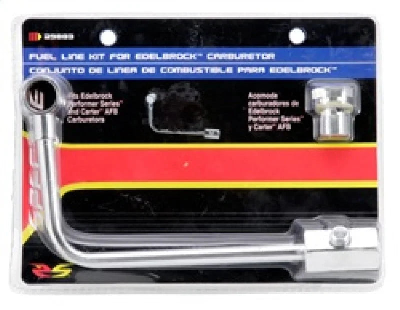 Spectre Edelbrock / Carter Single Feed Fuel Line - Installation View