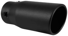Load image into Gallery viewer, Spectre Exhaust Tip 3-1/2in. OD / Slant - Black - Main Product View