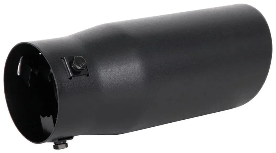 Spectre Exhaust Tip 3-1/2in. OD / Slant - Black - Back View
