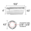 Load image into Gallery viewer, Spectre Exhaust Tip 4-1/2in. OD / Slant - Back View