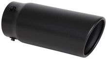 Load image into Gallery viewer, Spectre Exhaust Tip 4-1/2in. OD / Slant - Black - Side View
