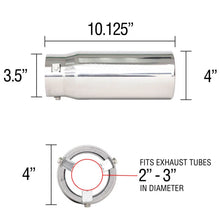 Load image into Gallery viewer, Spectre Exhaust Tip 4in. Resonated - Additional View 5