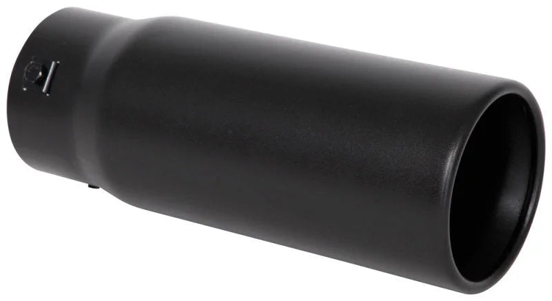 Spectre Exhaust Tip 4in. Resonated - Black - Side View
