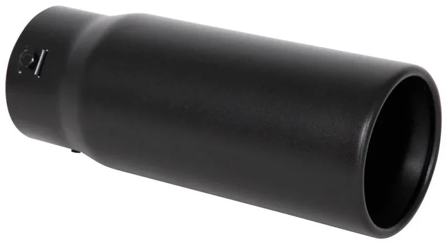Spectre Exhaust Tip 4in. Resonated - Black - Side View