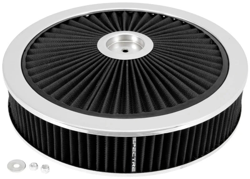 Spectre ExtraFlow HPR Air Cleaner Assembly 14in. x 3in. - Black - Main Product View
