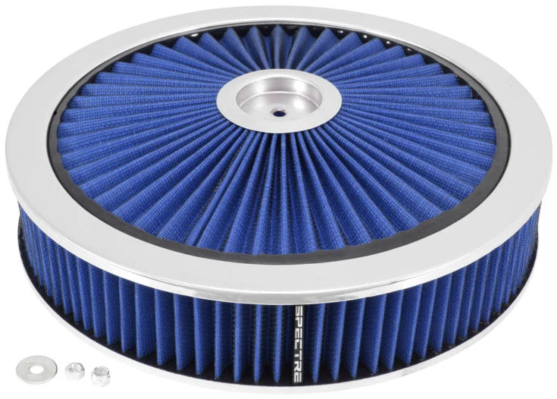 Spectre ExtraFlow HPR Air Cleaner Assembly 14in. x 3in. - Blue - Main Product View