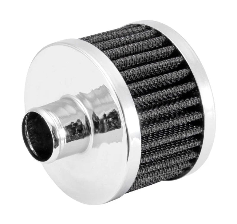 Spectre ExtraFlow Push-In Breather Filter - Black - Back View