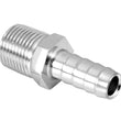 Load image into Gallery viewer, Spectre Fuel Fitting 3/8in. Hose Barb NPT Threads - Chrome - Main Product View