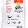 Load image into Gallery viewer, Spectre Fuel Fitting 3/8in. Hose Barb NPT Threads - Chrome - Back View