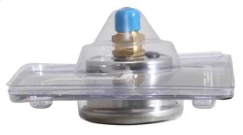 Spectre Fuel Pressure Gauge (Liquid Filled) 0-15psi - Side View