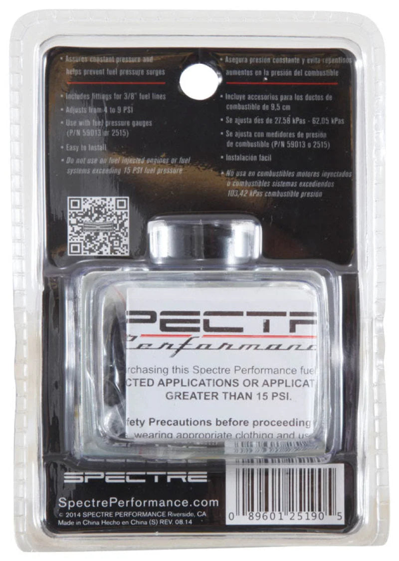 Spectre Fuel Pressure Regulator 5-9psi - Additional View 8