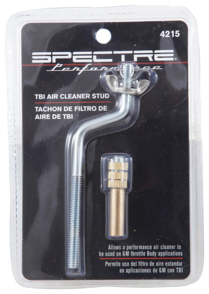 Spectre GM TBI Air Cleaner S-Stud Mounting Hardware (5in. Offset) - Installation View