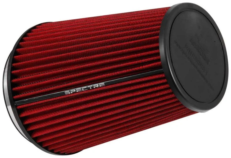 Spectre HPR Conical Air Filter 6in. Flange ID / 7.719in. Base OD / 5.219in. Top OD / 10.25in. H - Side View