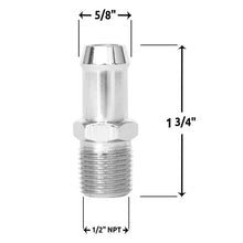 Load image into Gallery viewer, Spectre Heater Hose Fitting 5/8in. - Chrome - Detail View