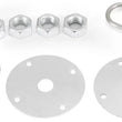 Load image into Gallery viewer, Spectre Hood Pin Kit - Chrome - Main Product View