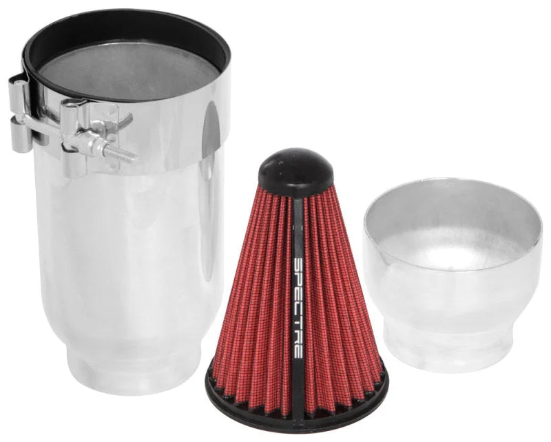 Spectre Inline Air Box 4in. w/Filter - Side View