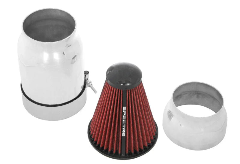 Spectre Inline Air Box 5in. w/Filter - Detail View