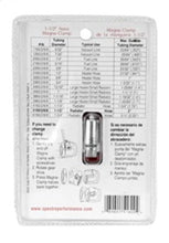 Load image into Gallery viewer, Spectre Magna-Clamp Hose Clamp 1-1/2in. - Red/Blue - Back View