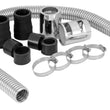 Load image into Gallery viewer, Spectre Magna Kool Radiator Hose Kit 30in W/Chrome End Covers - Back View