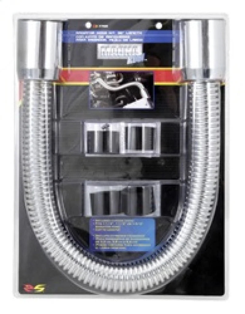 Spectre Magna Kool Radiator Hose Kit 30in W/Chrome End Covers - Additional View 8