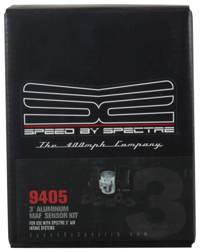 Spectre Mass Air Flow Sensor Adapter Kit (3in.) - Aluminum - Side View