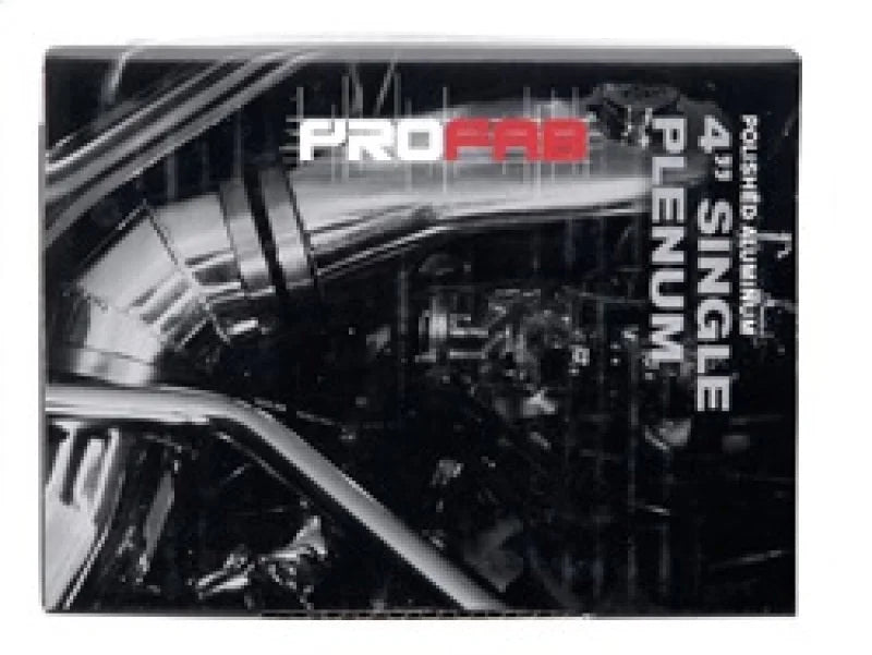 Spectre Plenum 4in. OD x 9in. (Air Cleaner to Stud Inlet) - Single - Side View