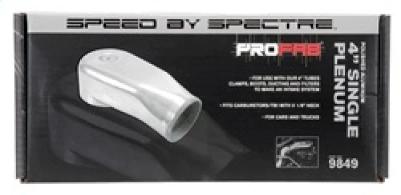 Spectre Plenum 4in. OD x 9in. (Air Cleaner to Stud Inlet) - Single - Installation View