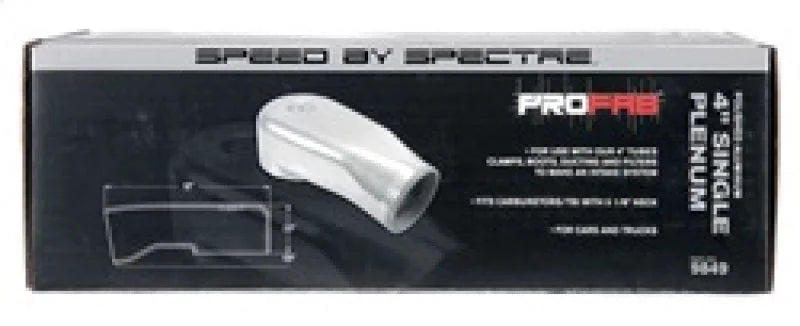 Spectre Plenum 4in. OD x 9in. (Air Cleaner to Stud Inlet) - Single - Additional View 6