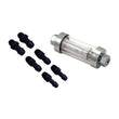 Load image into Gallery viewer, Spectre Premium Clearview Fuel Filter (Incl. 1/4in. / 5/16in. / 3/8in. Barb Fittings) - Main Product View