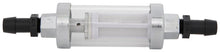 Load image into Gallery viewer, Spectre Premium Clearview Fuel Filter (Incl. 1/4in. / 5/16in. / 3/8in. Barb Fittings) - Side View