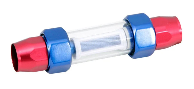 Spectre Pro-Plumbing Fuel Filter 3/8in. - Red/Blue - Main Product View