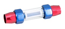 Load image into Gallery viewer, Spectre Pro-Plumbing Fuel Filter 3/8in. - Red/Blue - Main Product View