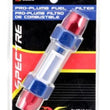 Load image into Gallery viewer, Spectre Pro-Plumbing Fuel Filter 3/8in. - Red/Blue - Back View