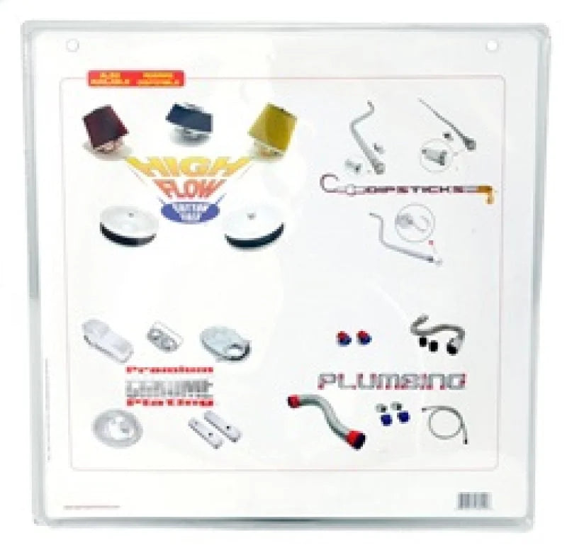 Spectre Round Air Filter 14in. x 3in. - White (Paper) - Side View