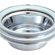 Load image into Gallery viewer, Spectre SB Chevy (w/Long Water Pump) Double Lower Groove Crankshaft Pulley - Chrome - Side View