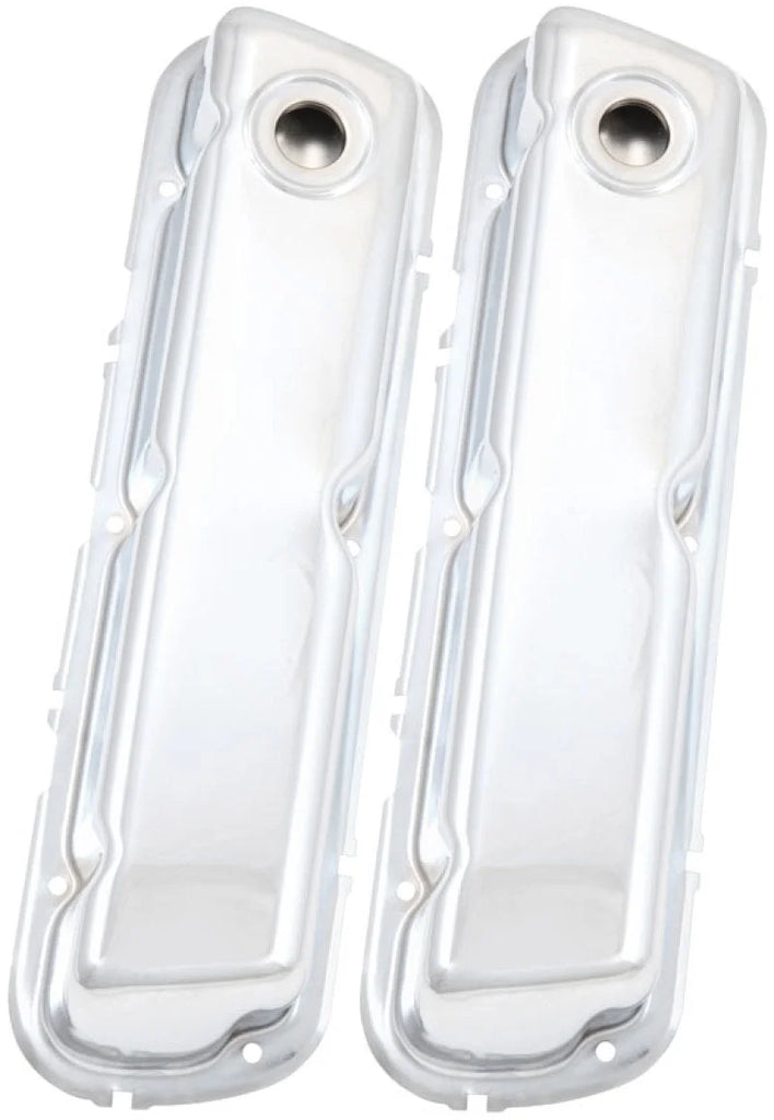 Spectre SB Ford Short Valve Cover Set - Chrome - Side View